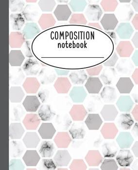 Composition Notebook: Marbled Wide Ruled Notebook for School - Composition Notebook Marbled 100 Pages (7.5x9.25): Composition Notebook for School