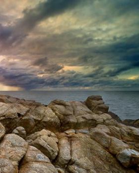 Sea Storm Blank Book Lined Journal (8x10)