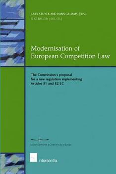Hardcover Modernisation of European Competition Law: The Commission's Proposal for a New Regulation Implementing Articles 81 and 82 EC Book