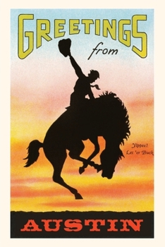 Paperback Vintage Journal Greetings from Austin, Bronco Book