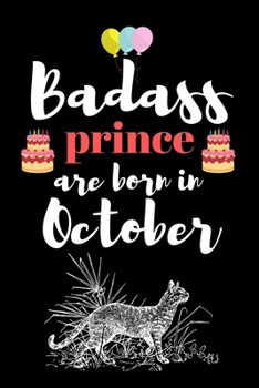 Paperback Bad ass prince are born in October: A awesome birthday gift for kids. Inspirational & Memorable birthday gift for kids. Sketch book for kids. Book