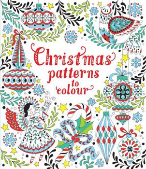 Paperback Christmas Patterns to Colour Book