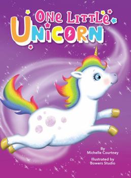 Board book One Little Unicorn - Children's Padded Board Book - Book About Counting and Friendship Book