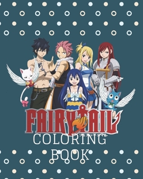 Paperback Fairy tail coloring book: Stress Relief Coloring Books For Adult And Kid (8" X 10") Book