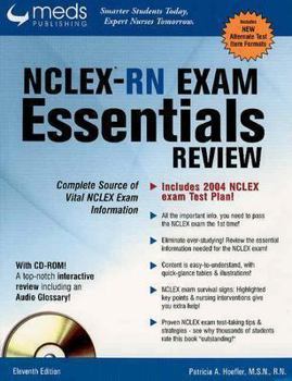 Paperback NCLEX-RN Exam Essentials Review: Complete Source of Vital NCLEX Exam Information Book