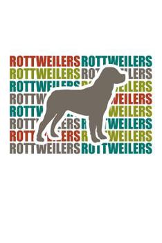 Rottweilers: 100 leere linierte College Seiten ca. A5 (6"x9" niches) für Hundefreunde, Hundemütter und Hundeväter, Jungen, Mädchen, Kinder und Schülerinnen (German Edition)