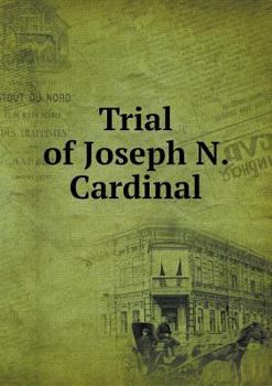 Paperback Trial of Joseph N. Cardinal Book