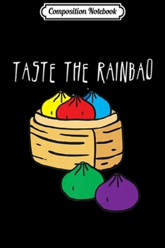 Composition Notebook: Fun Colorful Rainbow Bao Asian Chinese Food Bun Premium  Journal/Notebook Blank Lined Ruled 6x9 100 Pages