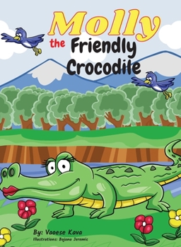 Hardcover Molly the Friendly Crocodile [Large Print] Book