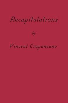 Hardcover Recapitulations: A Memoir Book