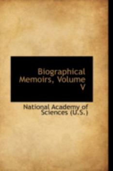Paperback Biographical Memoirs, Volume V Book