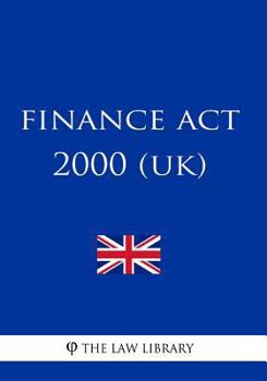 Paperback Finance ACT 2000 (Uk) Book