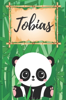 personalisiertes Notizbuch Panda / Malbuch / Kritzelbuch / Tagebuch / Journal / Notizheft / DIN A5 / Geschenke Tobias: individuelles personalisiertes ... für Frauen und Männer. (German Edition)