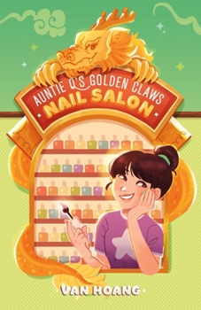Hardcover Auntie q's Golden Claws Nail Salon Book