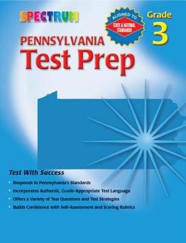 Paperback Pennsylvania Test Prep, Grade 3 (Spectrum) Book