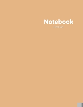 Paperback Dot Grid Notebook: Stylish Cellini Gold Notebook, 120 Dotted Pages 8.5 x 11 inches Large Journal - Softcover Color Trends Collection Book