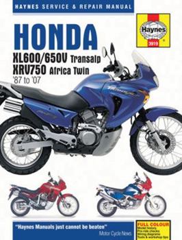 Honda XL600/650V Transalp  XRV750 Africa Twin '87 to '07