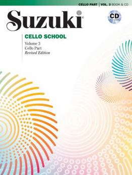 Paperback Suzuki Cello School, Vol 3: Cello Part, Book & CD Book