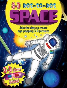 Paperback 3D Dot to Dot Space Book