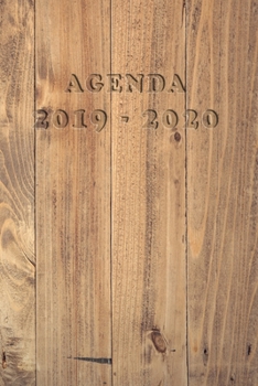 Paperback Agenda Scuola 2019 - 2020: Mensile - Settimanale - Giornaliera - Settembre 2019 - Agosto 2020 - Obiettivi - Rubrica - Orario Lezioni - Appunti - [Italian] Book