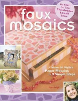 Paperback Faux Mosaics Book