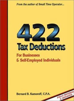 Paperback 422 Tax Deductions for Businesses and Self-Employed Individuals Book