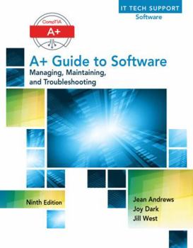 Paperback Lab Manual for Andrews' A+ Guide to Software, 9th Book