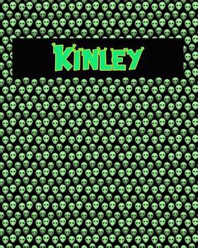 Paperback 120 Page Handwriting Practice Book with Green Alien Cover Kinley: Primary Grades Handwriting Book