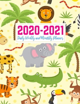 2020-2021 Daily Weekly and Monthly Planner: Cute Two Year Jan 1, 2020 - Dec 31, 2021 Calendar Organizer and Appointment Schedule Agenda Journal for ... - 24 Months Planner - Creative AG 0014