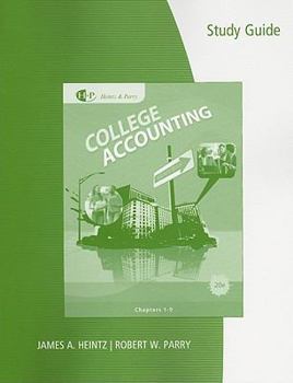 Paperback Study Guide and Working Papers for College Accounting: Chapters 1-9 and Combination Journal Module Book