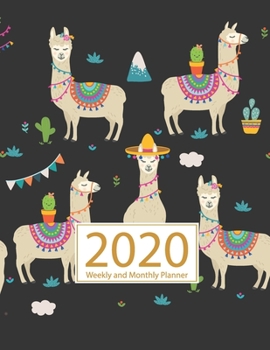 2020 Planner Weekly and Monthly: Jan 1, 2020 to Dec 31, 2020: Weekly & Monthly Planner + Calendar Views | Inspirational Quotes and Cactus Cover (2020 Planner Series)