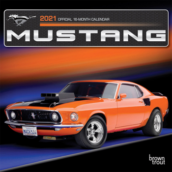 Calendar Mustang 2021 Mini 7x7 Foil Book