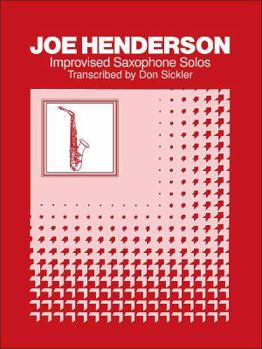 Paperback Joe Henderson Improvised Saxophone Solos Book