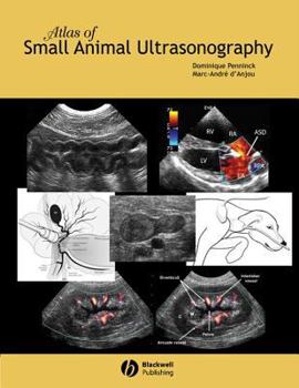 Hardcover Atlas of Small Animal Ultrasonography Book