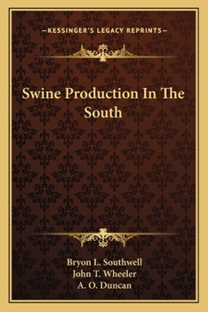 Paperback Swine Production In The South Book