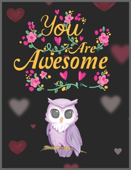 You are Awesome: owl & Calendar, Daily Weekly Planner with Monthly quick-view/over view with 2020 Planner