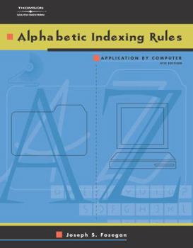 Paperback Alphabetic Indexing Rules: Application by Computer [With CDROM] Book