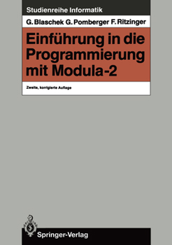 Paperback Einführung in Die Programmierung Mit Modula-2 [German] Book