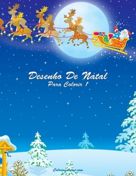 Paperback Desenho De Natal Para Colorir 1 [Portuguese] Book