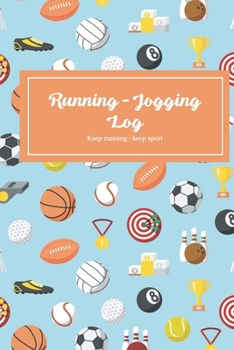 Paperback Running log book: Jogging Diary, Runners Training Log, Track Distance, Time, Speed, Weather, Calories & Heart Rate Book