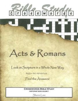 Paperback Crosswords Bible Study: Acts and Romans Participant Book