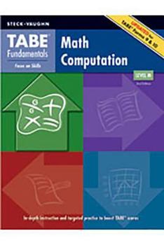 Paperback Tabe Fundamentals: Student Edition Math Computation, Level M Book