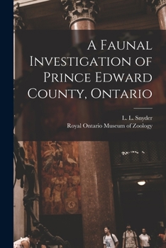 Paperback A Faunal Investigation of Prince Edward County, Ontario Book