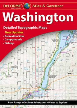 Map Delorme Atlas & Gazetteer: Washington Book