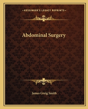 Paperback Abdominal Surgery Book