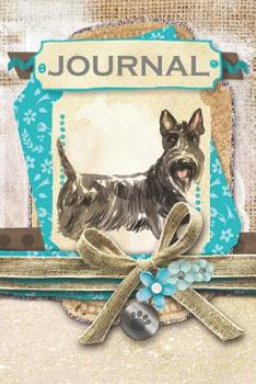 Paperback Journal: Scottish Terrier 120-page diary Book