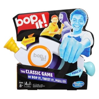 Toy Hasbro Gaming Bop It! Electronic Game for Kids Ages 8 and up, Kids Games for 1 or More Players, Board Games for Kids, Kids Gifts Book