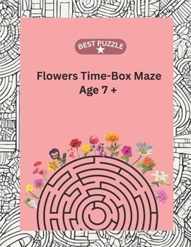 Paperback Time-Box Maze with Flowers Book