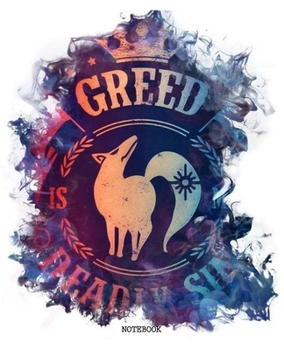 Notebook: Anime Seven Deadly Sins Soft Glossy Cover College Ruled Lined Pages Book 7.5 x 9.25 Inches 110 Pages