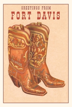 Paperback Vintage Journal Greetings from Fort Davis Book
